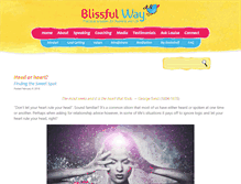 Tablet Screenshot of blissfulway.com
